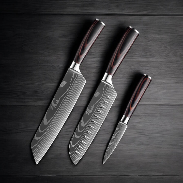 Kuro Forge 1-9 Piece Knife Set