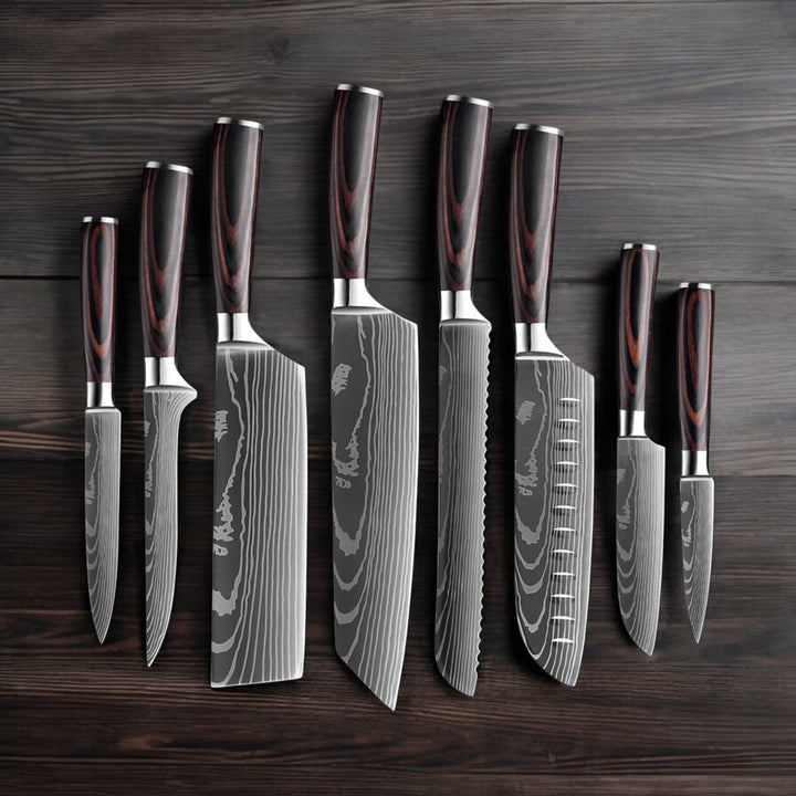 Kuro Forge 1-9 Piece Knife Set