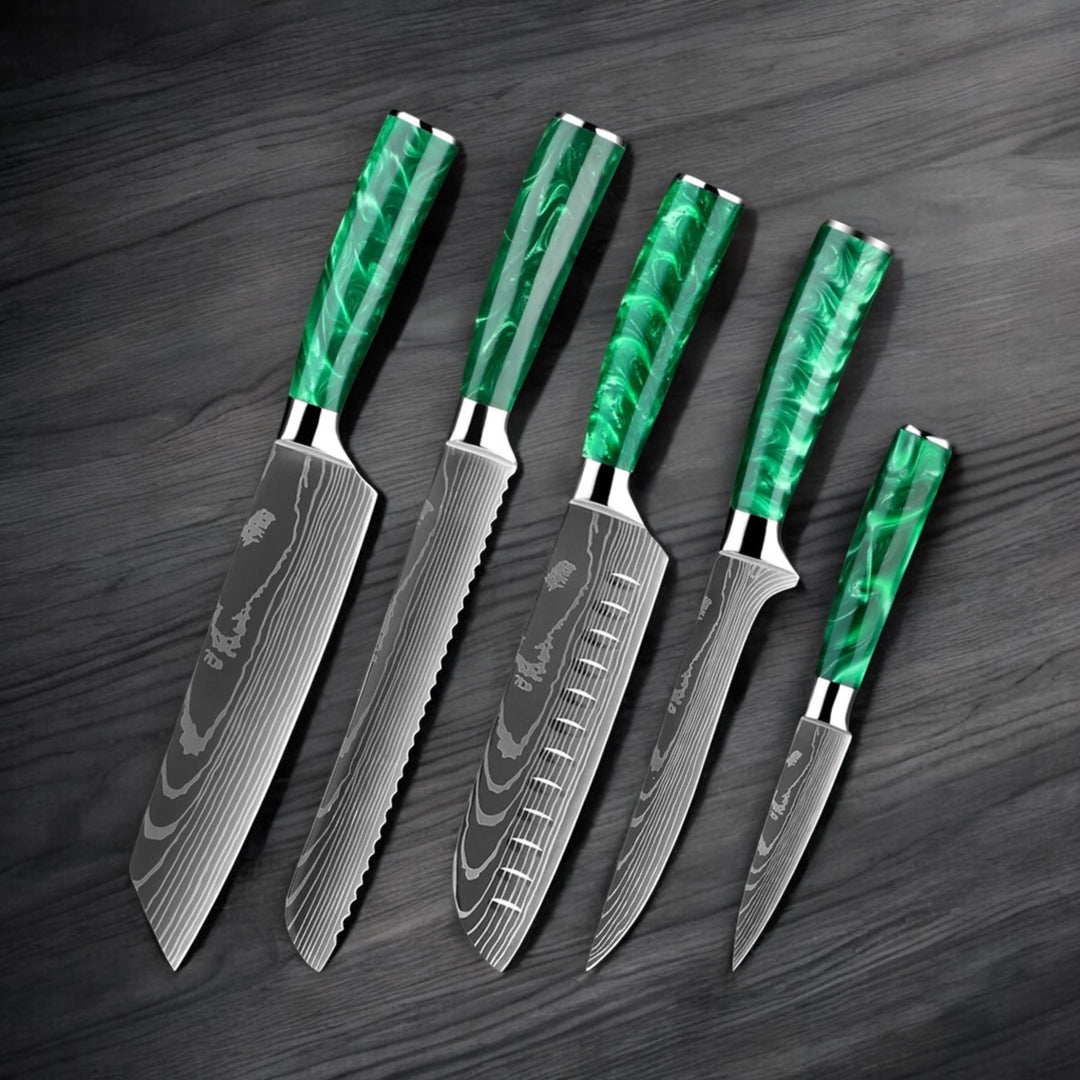 Kuro Forge 1-8 Piece Steel Knife Set