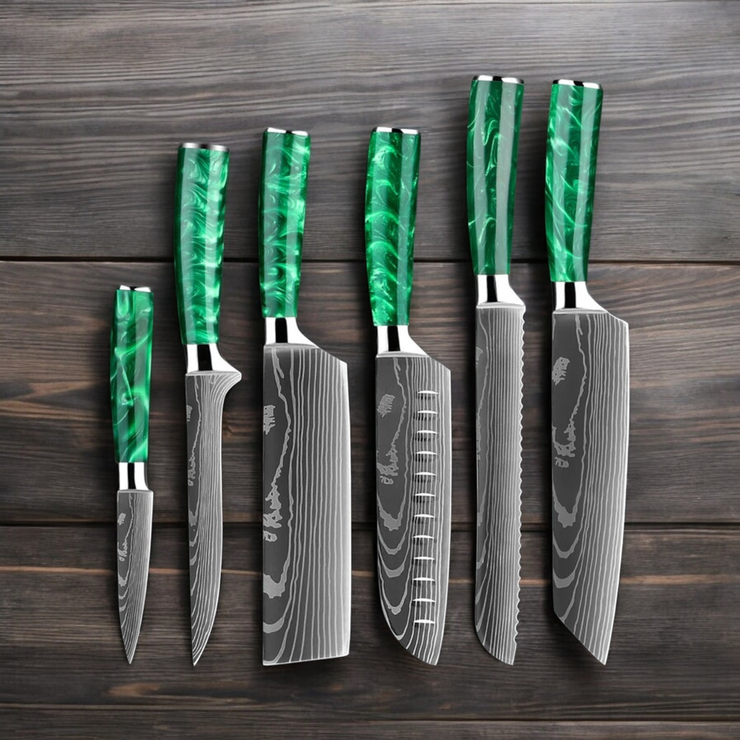 Kuro Forge 1-8 Piece Steel Knife Set