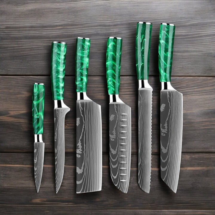 Kuro Forge 1-8 Piece Steel Knife Set