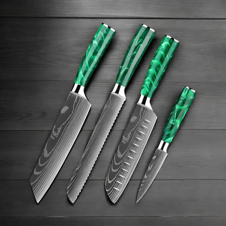 Kuro Forge 1-8 Piece Steel Knife Set