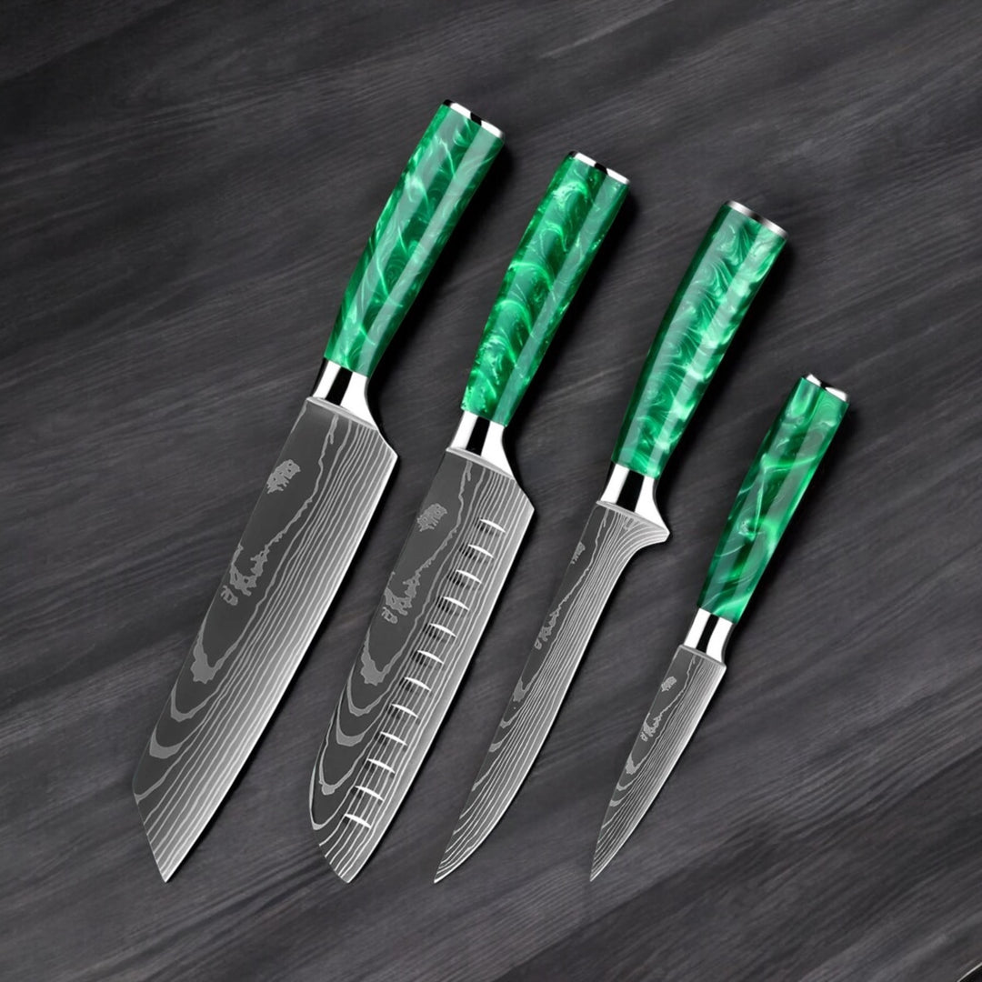 Kuro Forge 1-8 Piece Steel Knife Set