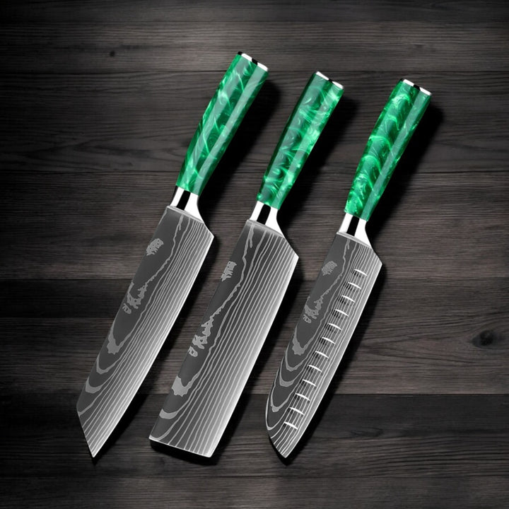 Kuro Forge 1-8 Piece Steel Knife Set