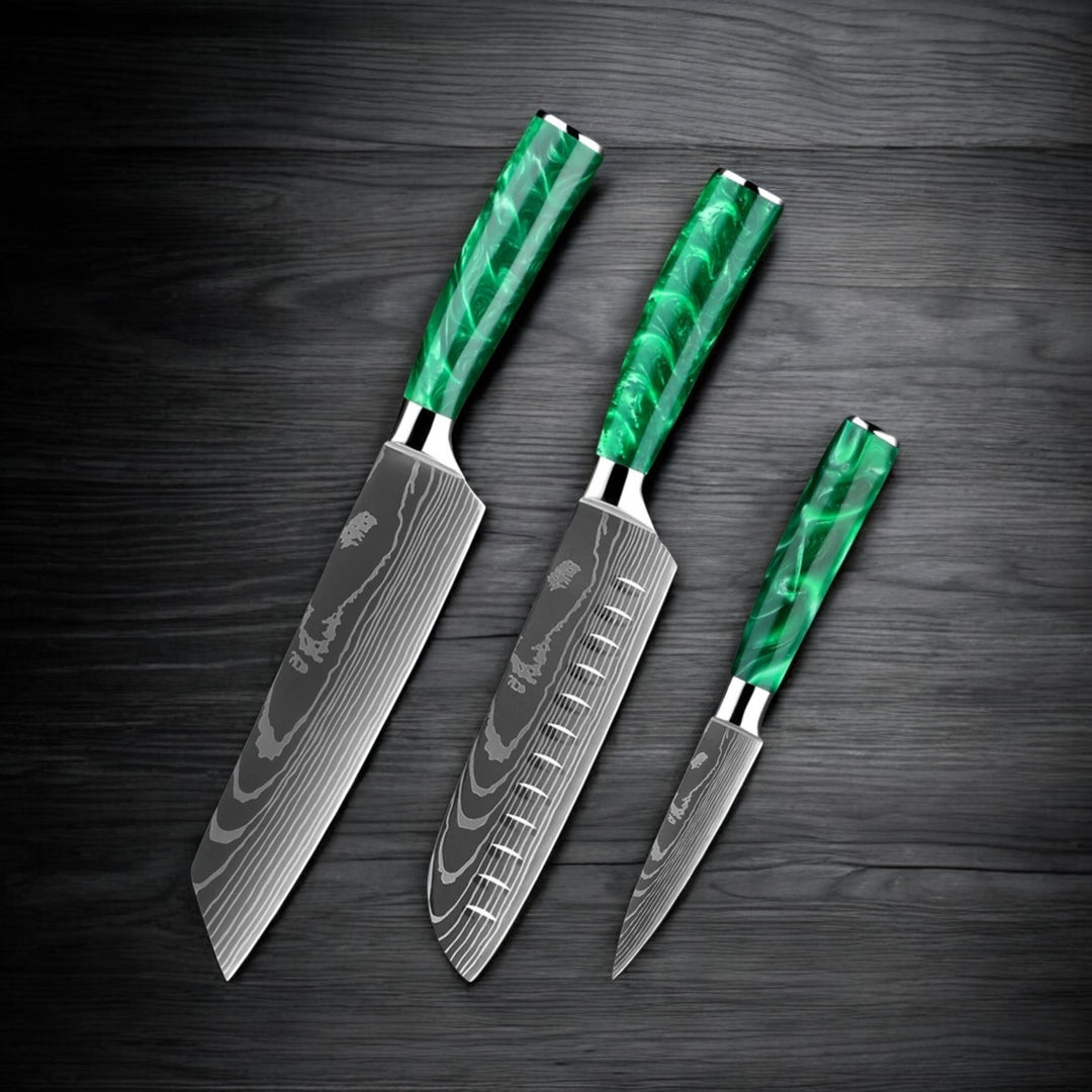 Kuro Forge 1-8 Piece Steel Knife Set