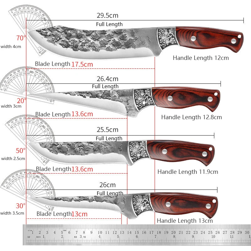 Kuro Forge 1-4 Piece Knife Set